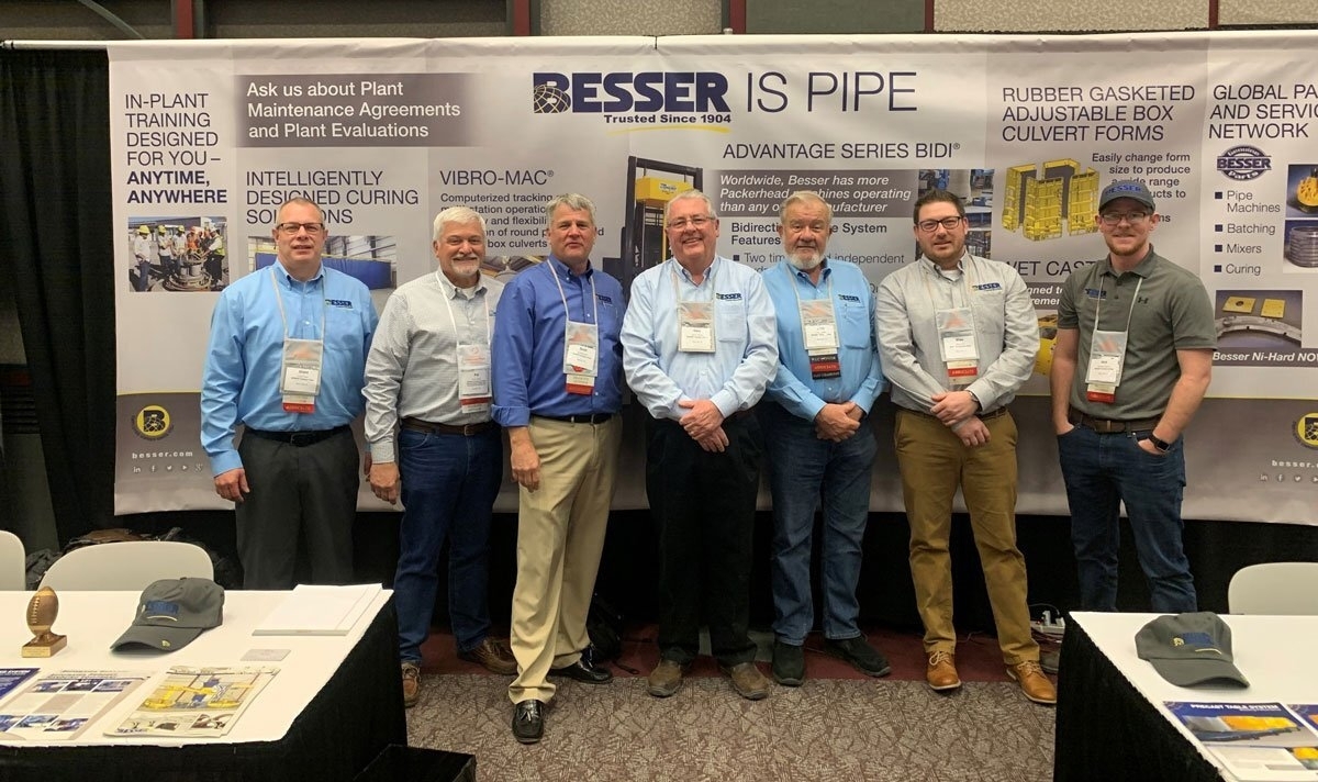2020 ACPA Pipe Show Besser Team