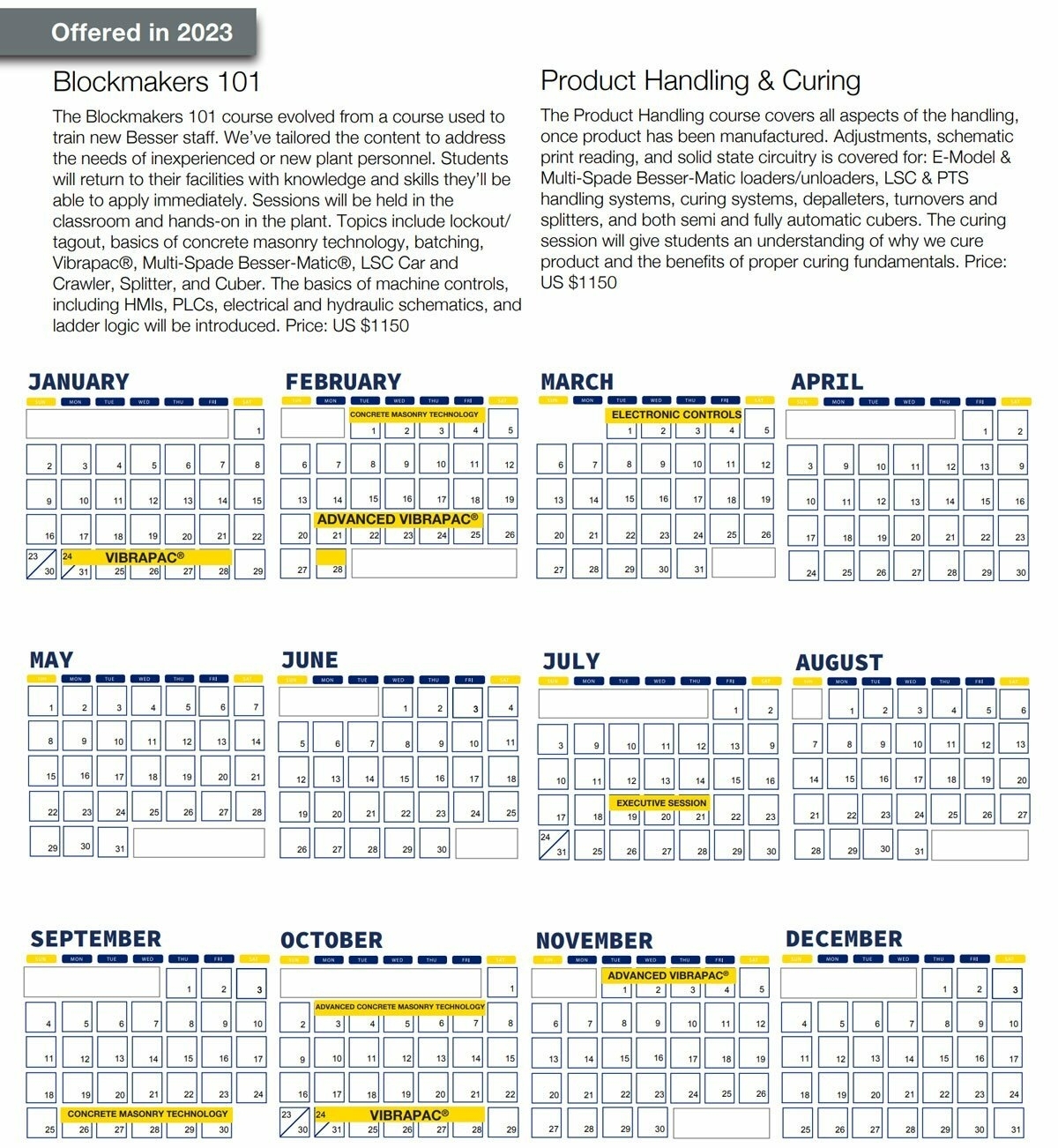 2023 black master calendar